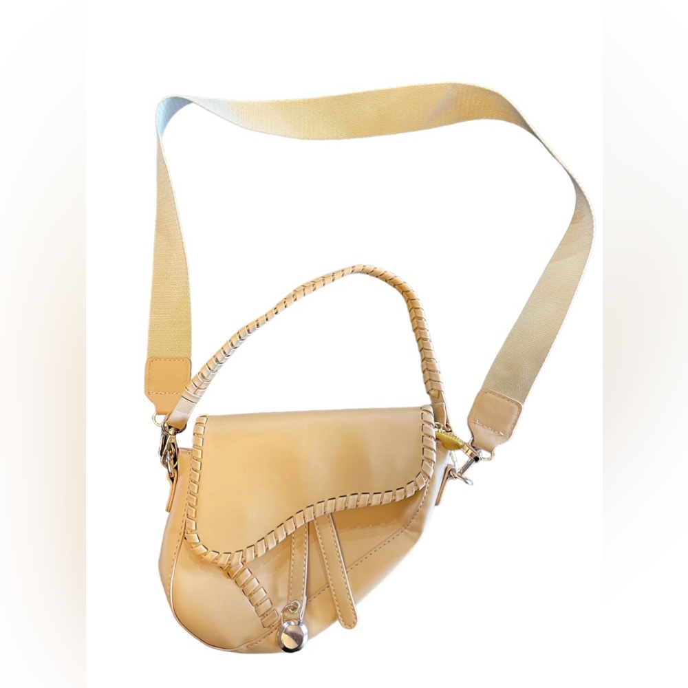 RomanticDesign Women Saddle Shoulder Satchel Bag Underarm Handbag Crossbody Bag